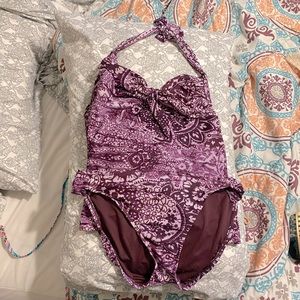 Purple Women’s Tankini Swimsuit